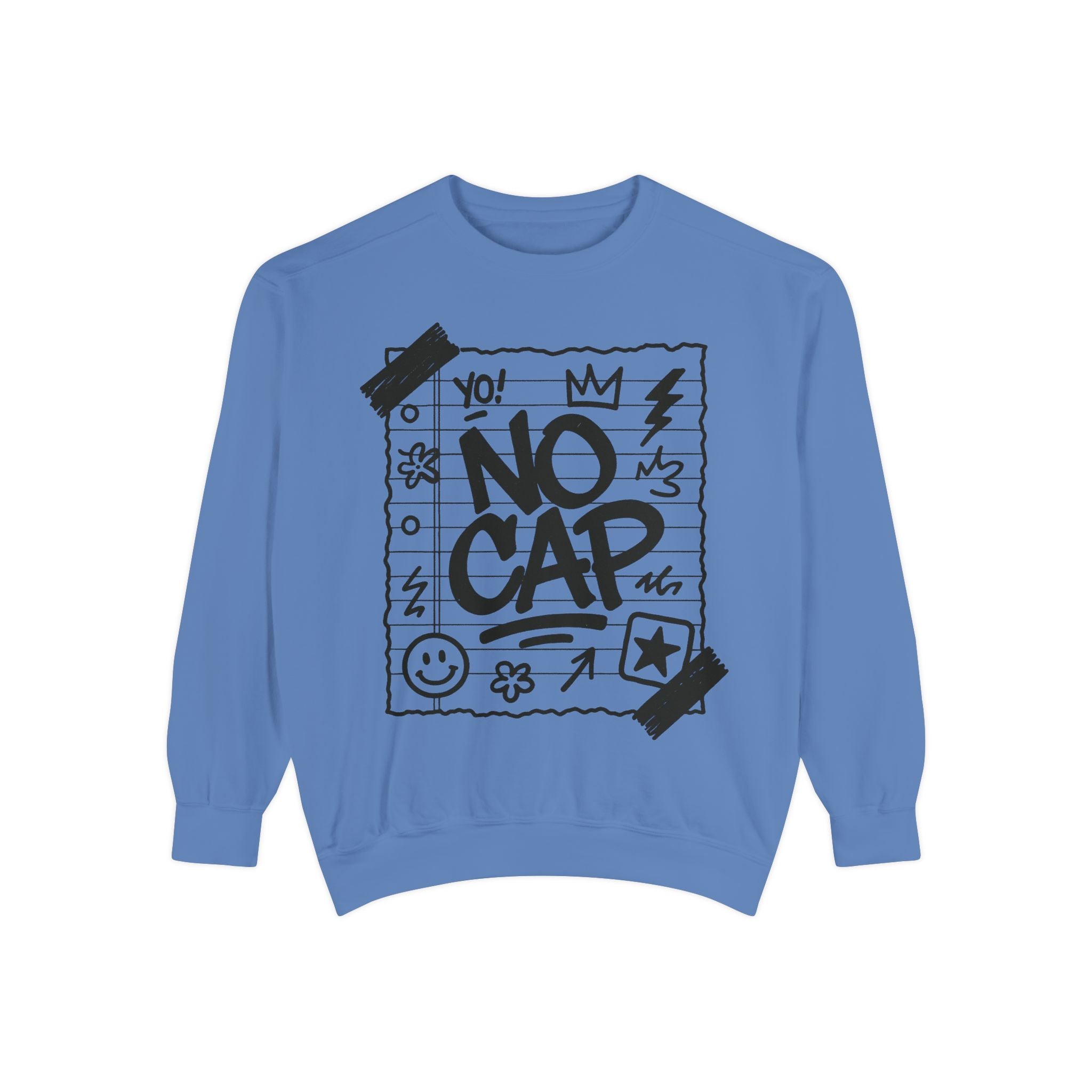 NO CAP Streetwear Hoodie – Unisex Urban Graffiti Sweatshirt, Journal-Paper Style