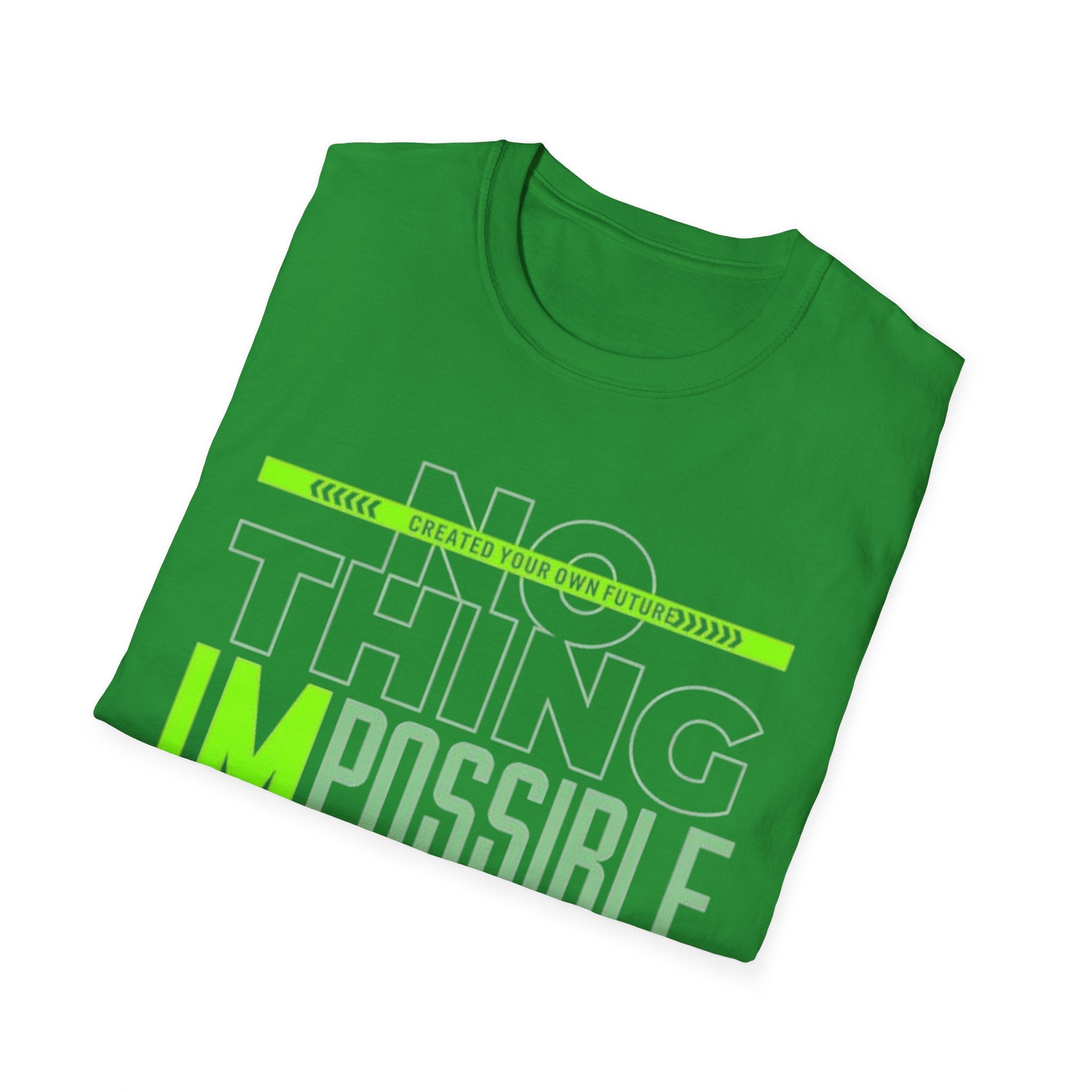 Nothing Is Impossible Graphic Tee – Unisex Inspirational Motivational Shirt