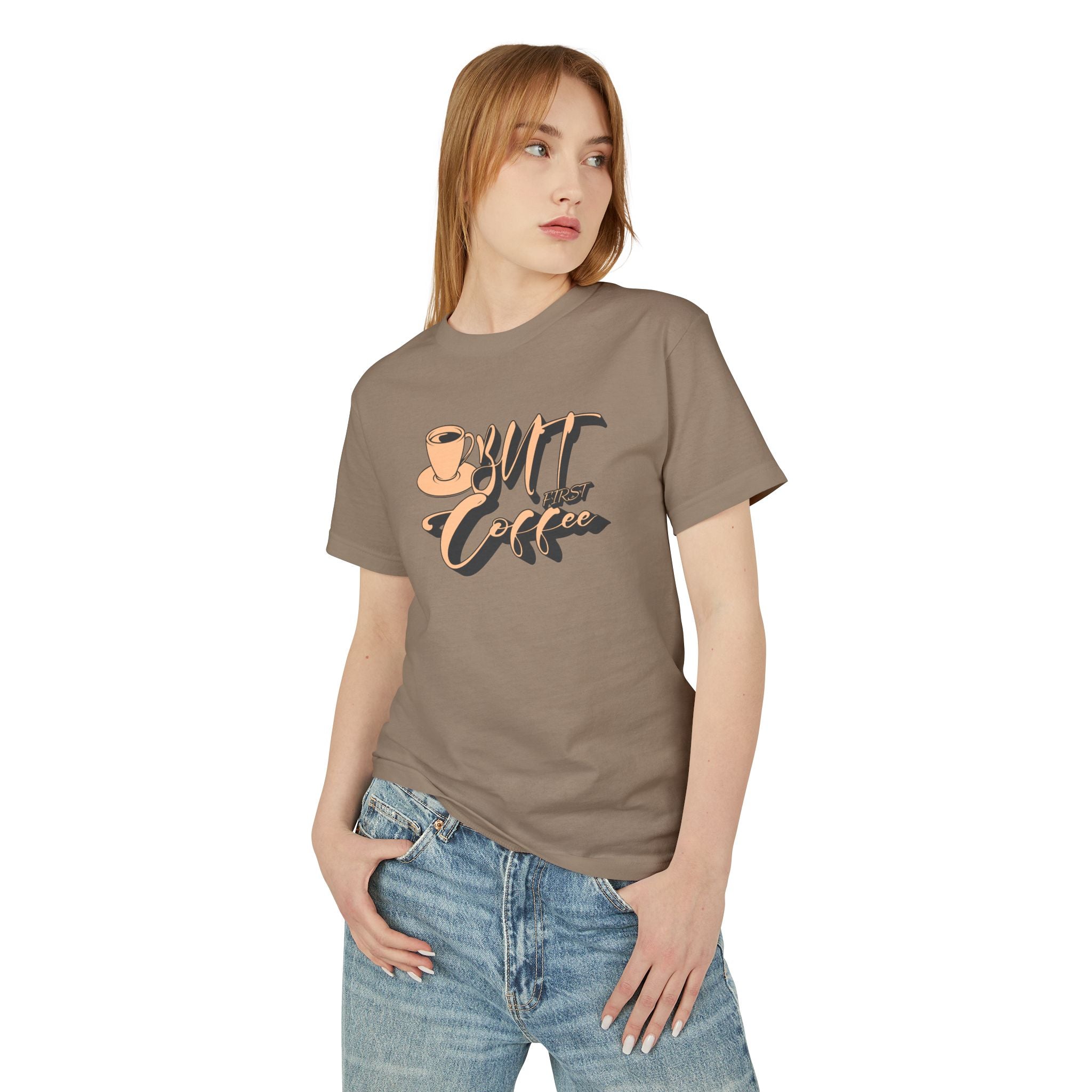 Coffee-Themed Heavyweight Tee – Cozy Casual Gift for Coffee Lovers