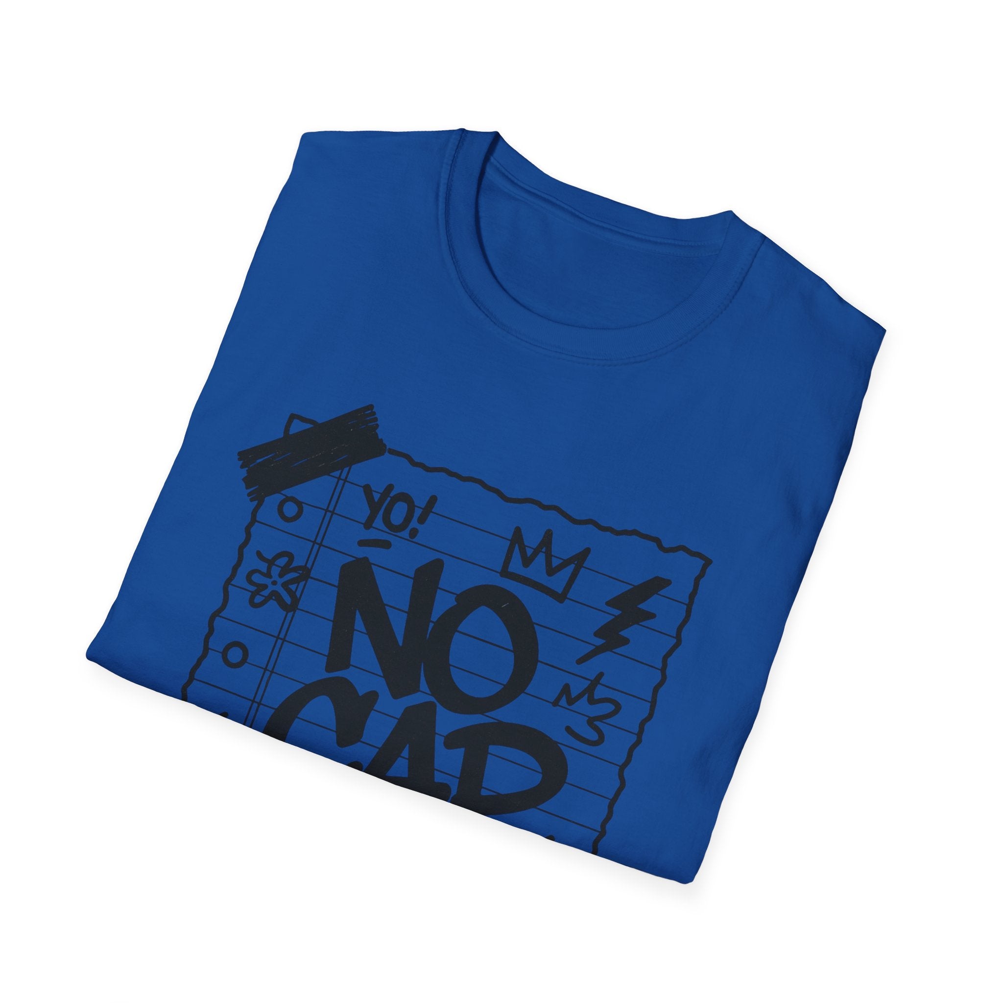 No Cap Streetstyle T-Shirt – Unisex Journal-Paper Graphic Tee, Bold Urban Statement