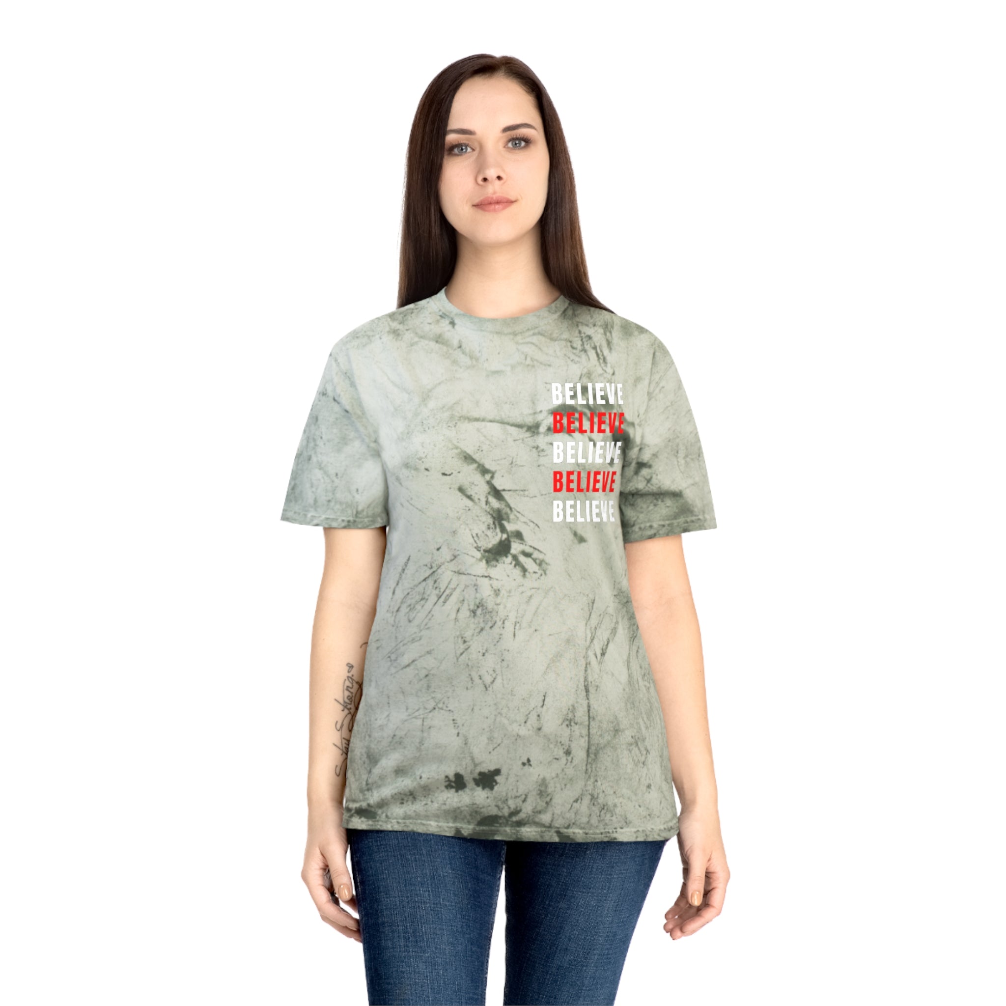 Believe Graphic Tee – Unisex Motivational T-Shirt, Positive Affirmation Streetwear, Casual Everyday Comfort