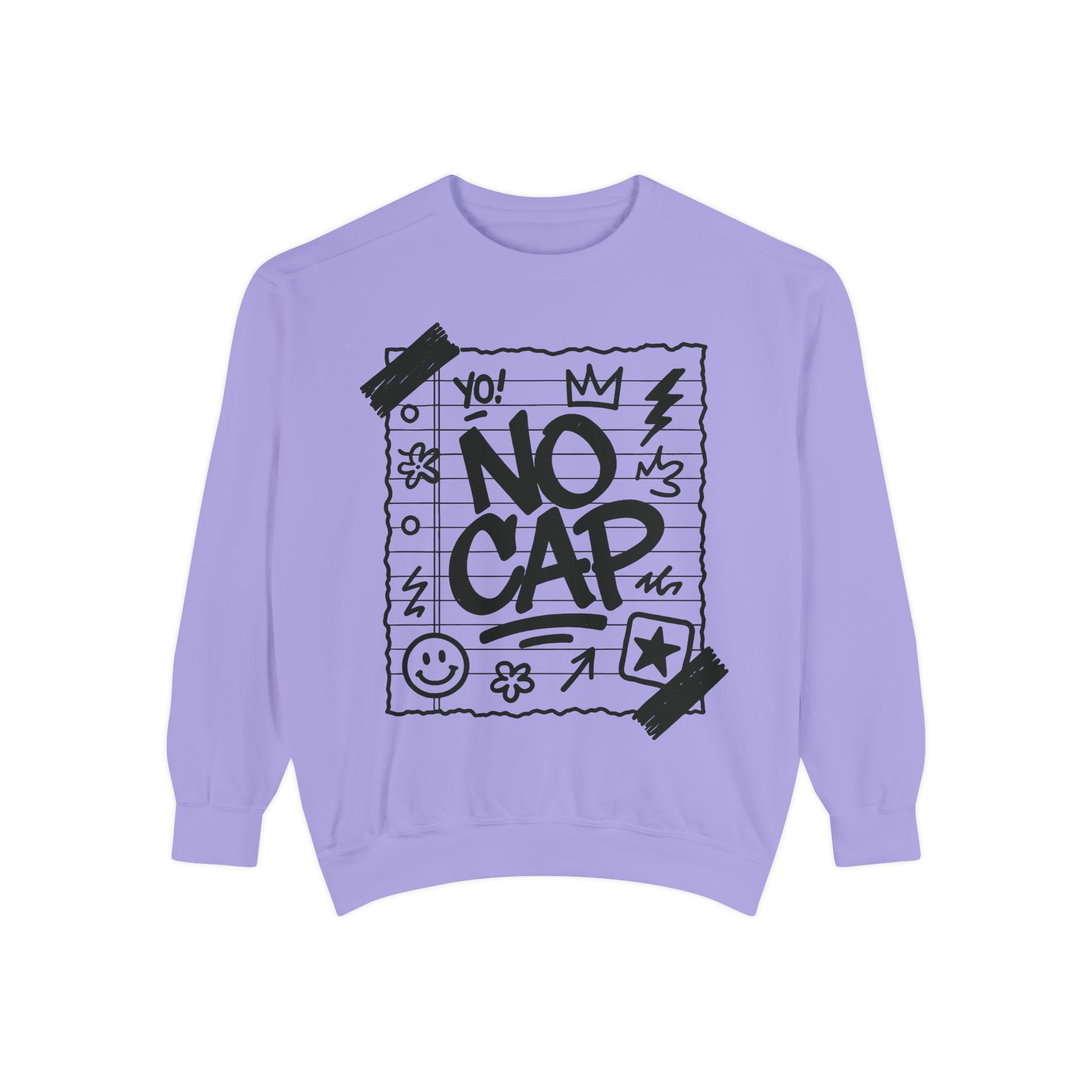 NO CAP Streetwear Hoodie – Unisex Urban Graffiti Sweatshirt, Journal-Paper Style