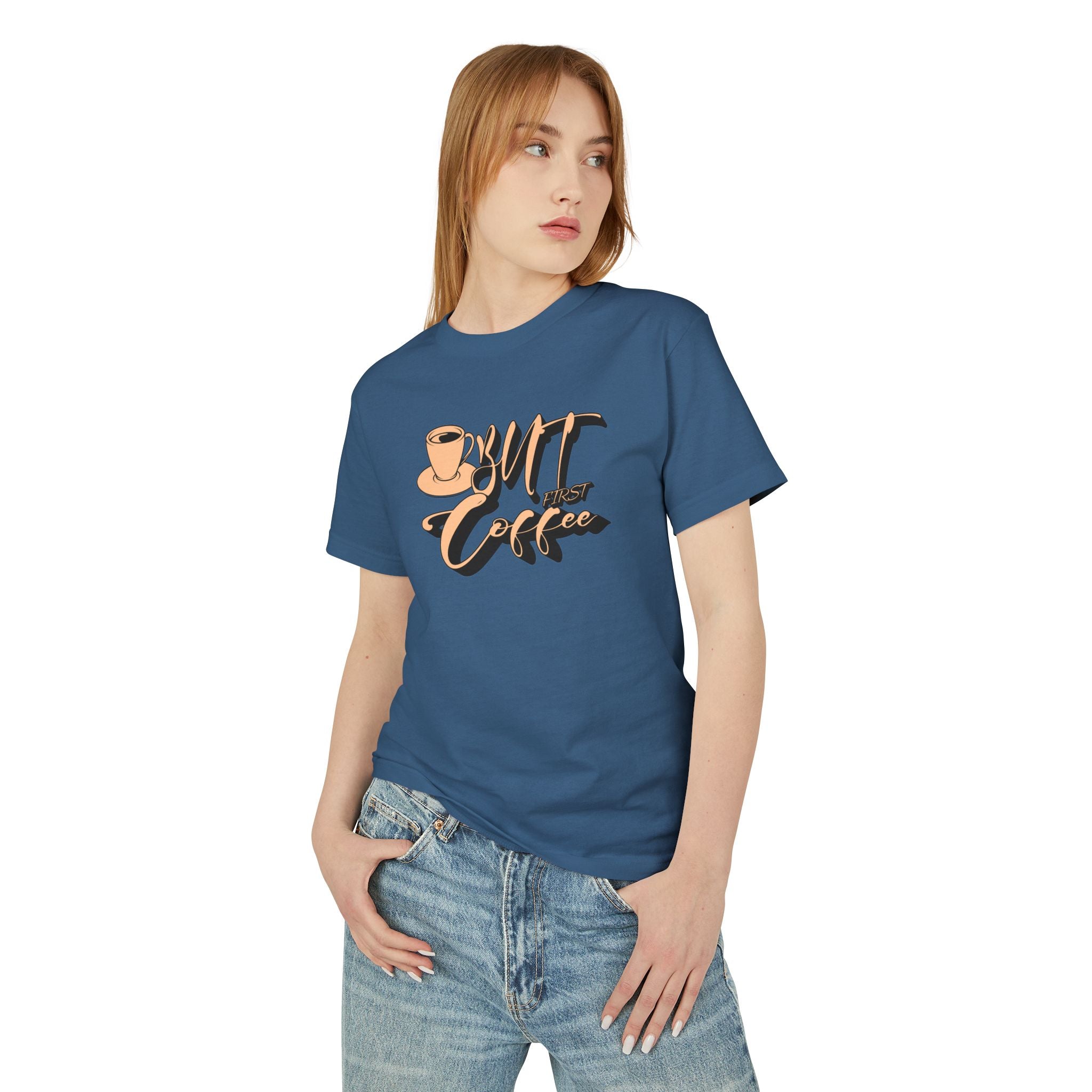 Coffee-Themed Heavyweight Tee – Cozy Casual Gift for Coffee Lovers