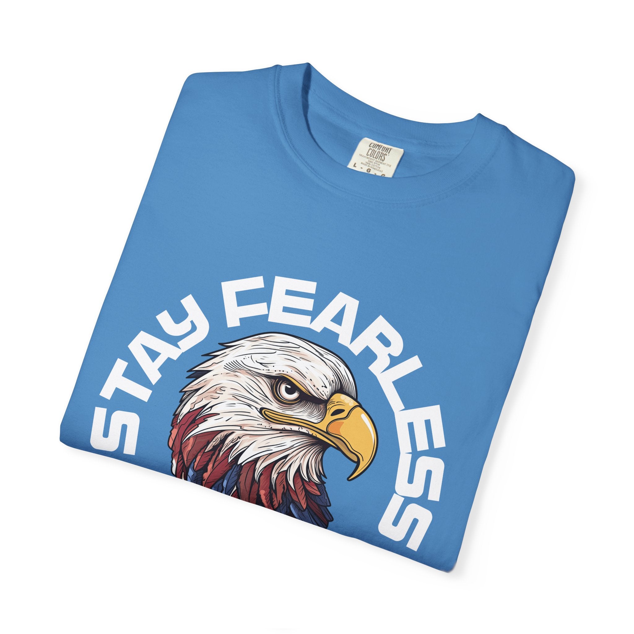Fearless Eagle T-Shirt – Unisex “Stay Fearless, Live Free” Graphic Tee, Gift for Outdoor Lovers