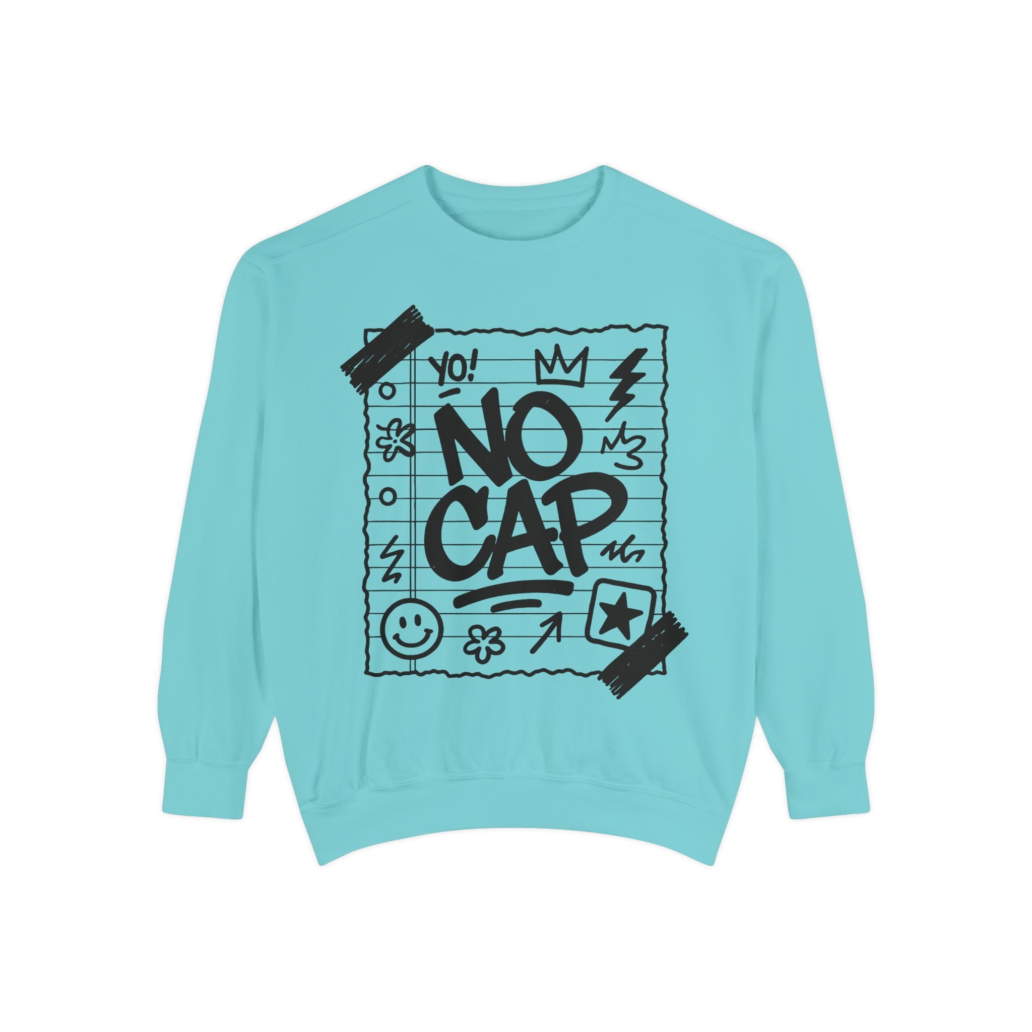 NO CAP Streetwear Hoodie – Unisex Urban Graffiti Sweatshirt, Journal-Paper Style