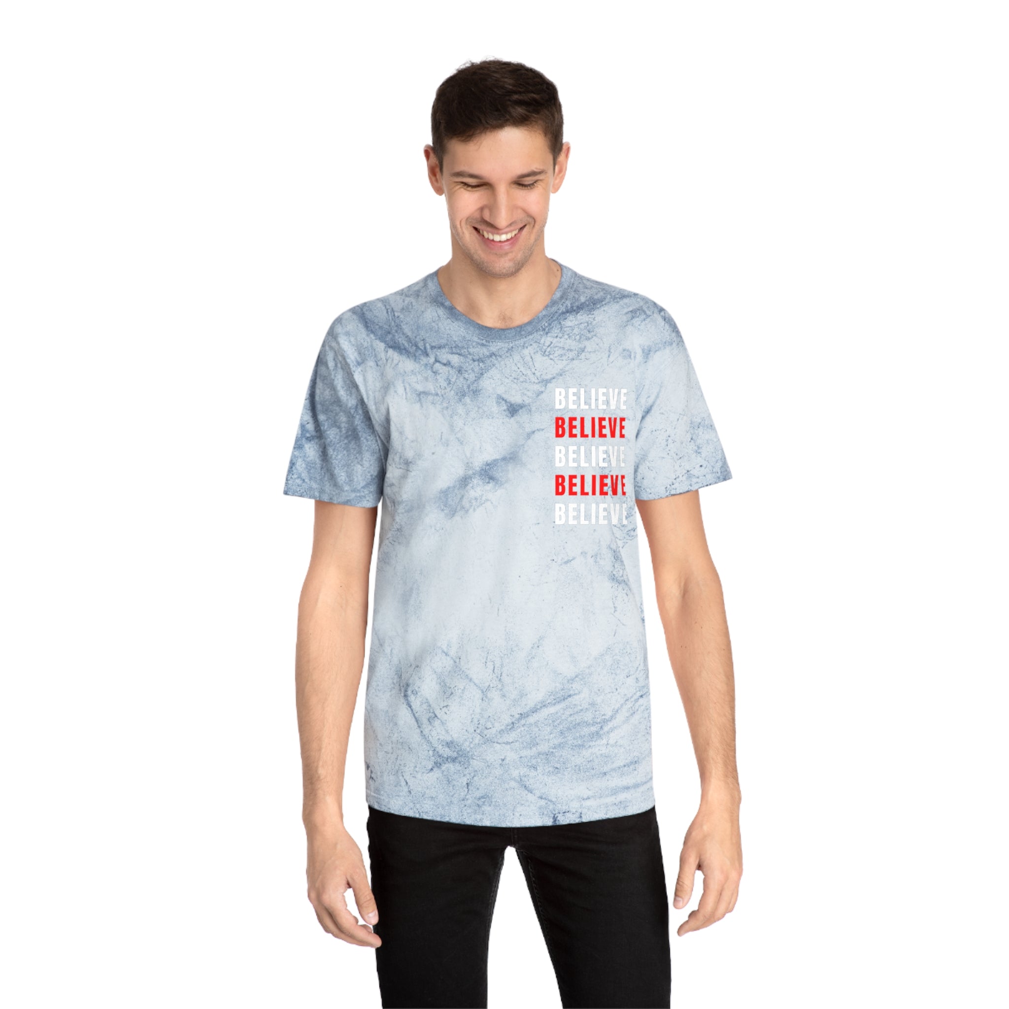 Believe Graphic Tee – Unisex Motivational T-Shirt, Positive Affirmation Streetwear, Casual Everyday Comfort