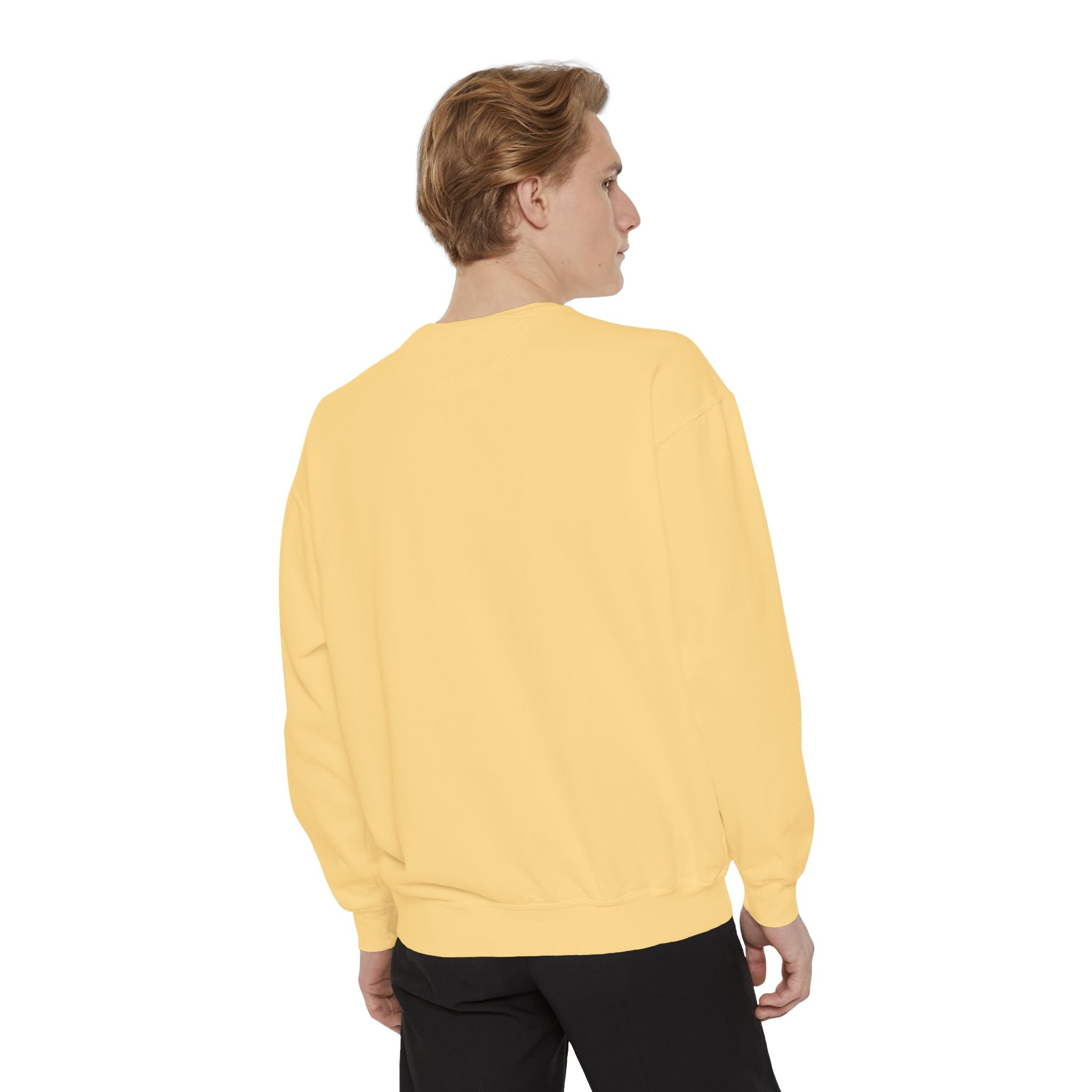 Funny College Dropout Sweatshirt – Unisex Garment-Dyed Streetwear Style