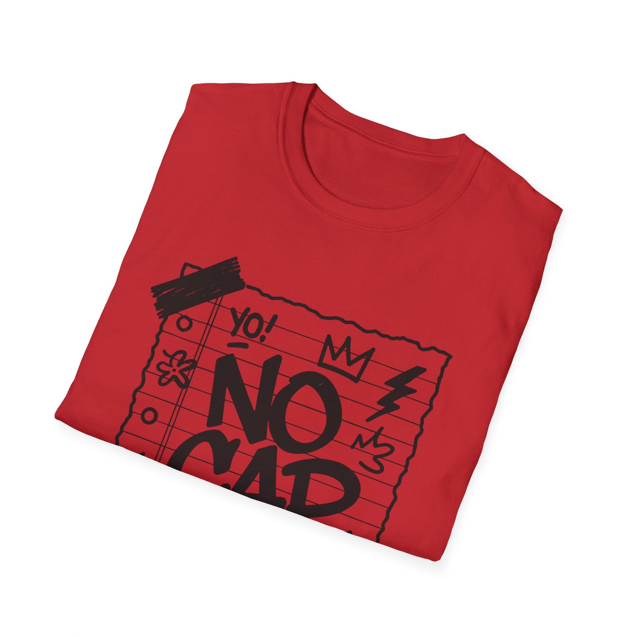 No Cap Streetstyle T-Shirt – Unisex Journal-Paper Graphic Tee, Bold Urban Statement