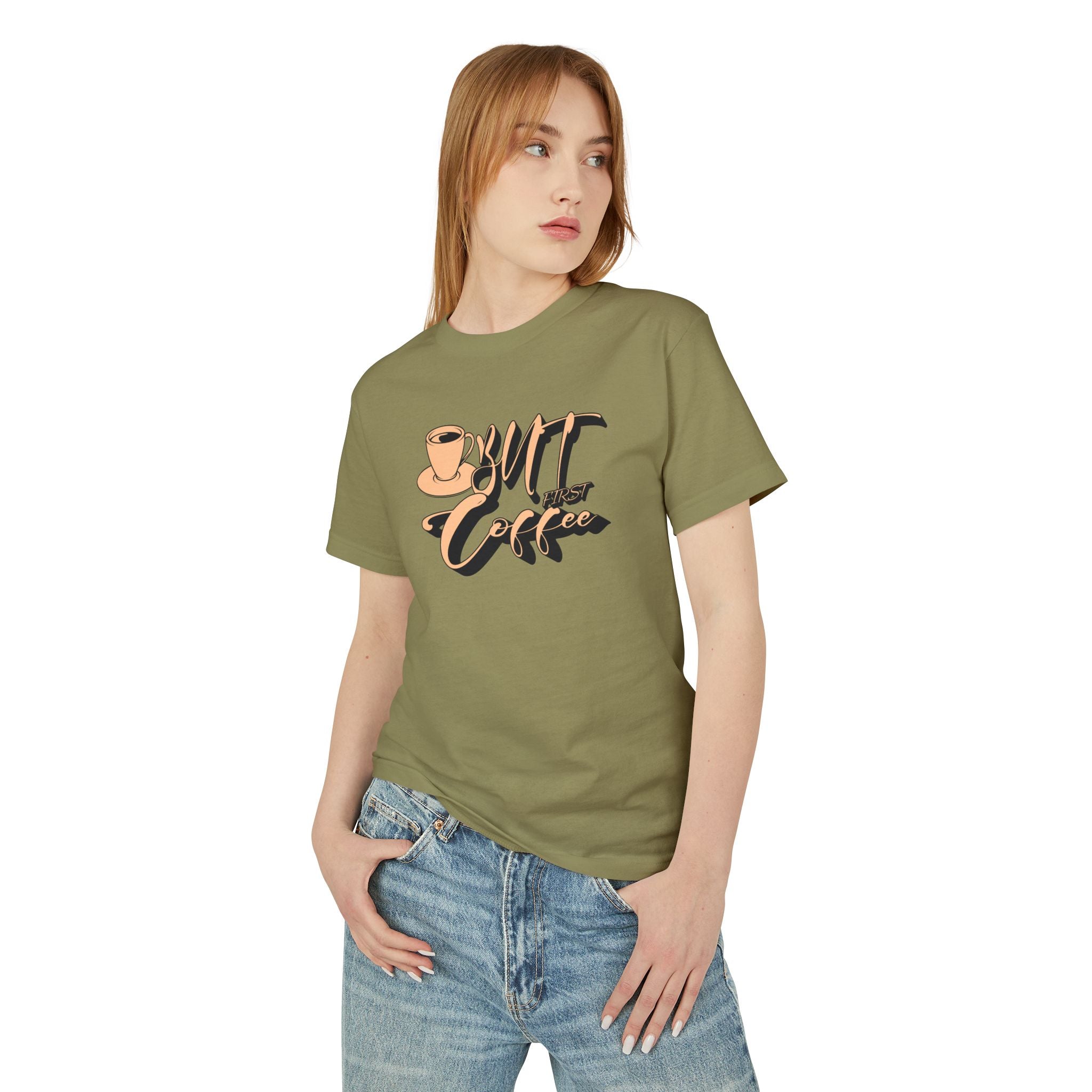 Coffee-Themed Heavyweight Tee – Cozy Casual Gift for Coffee Lovers