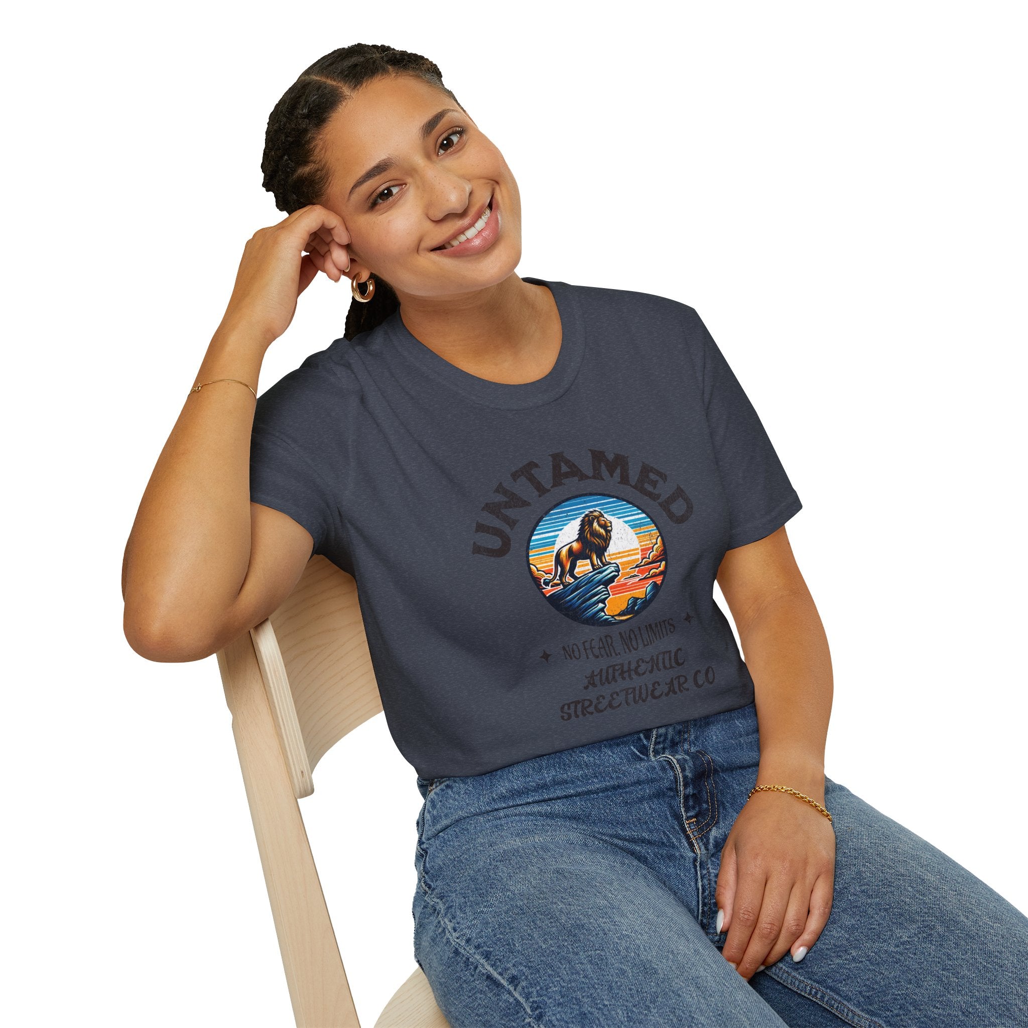 Untamed Adventure T-Shirt – Unisex “No Fear, No Limits” Outdoor Graphic Tee