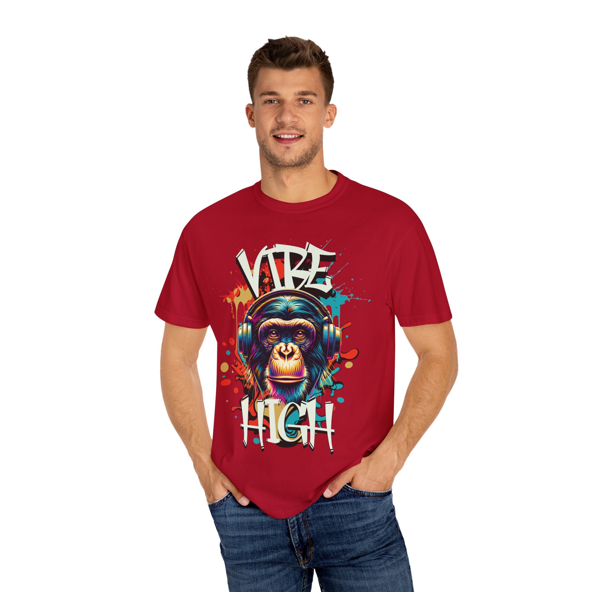 Vibe High Tee | Colorful Unisex Streetwear Graphic T-Shirt