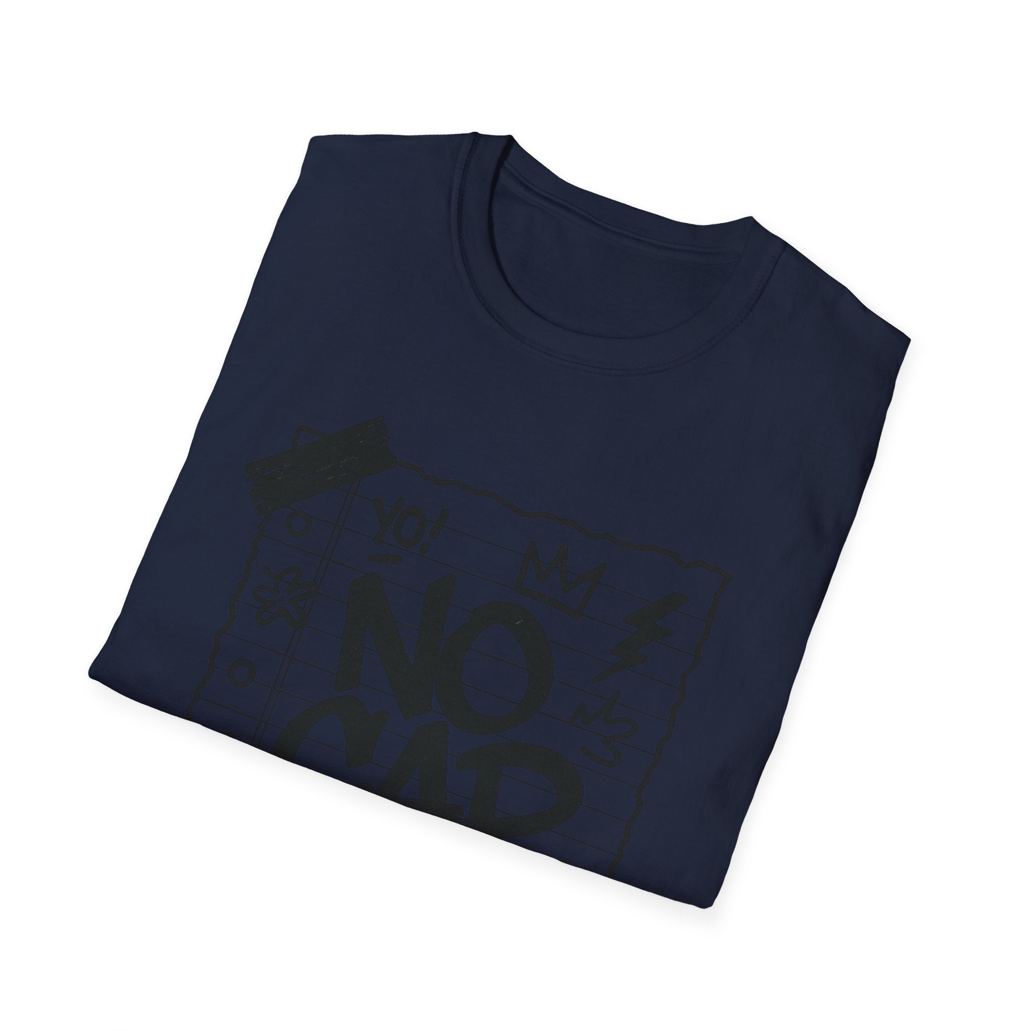 No Cap Streetstyle T-Shirt – Unisex Journal-Paper Graphic Tee, Bold Urban Statement