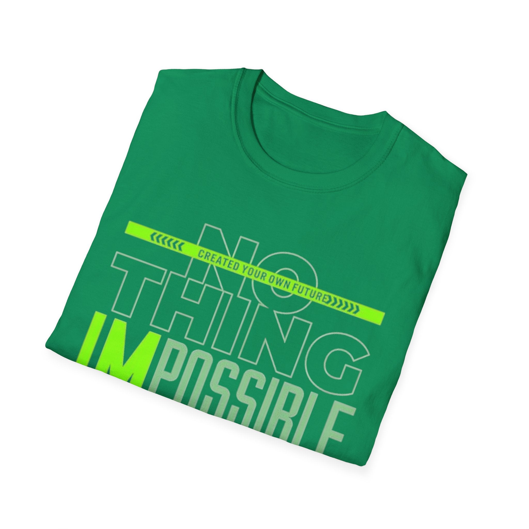 Nothing Is Impossible Graphic Tee – Unisex Inspirational Motivational Shirt