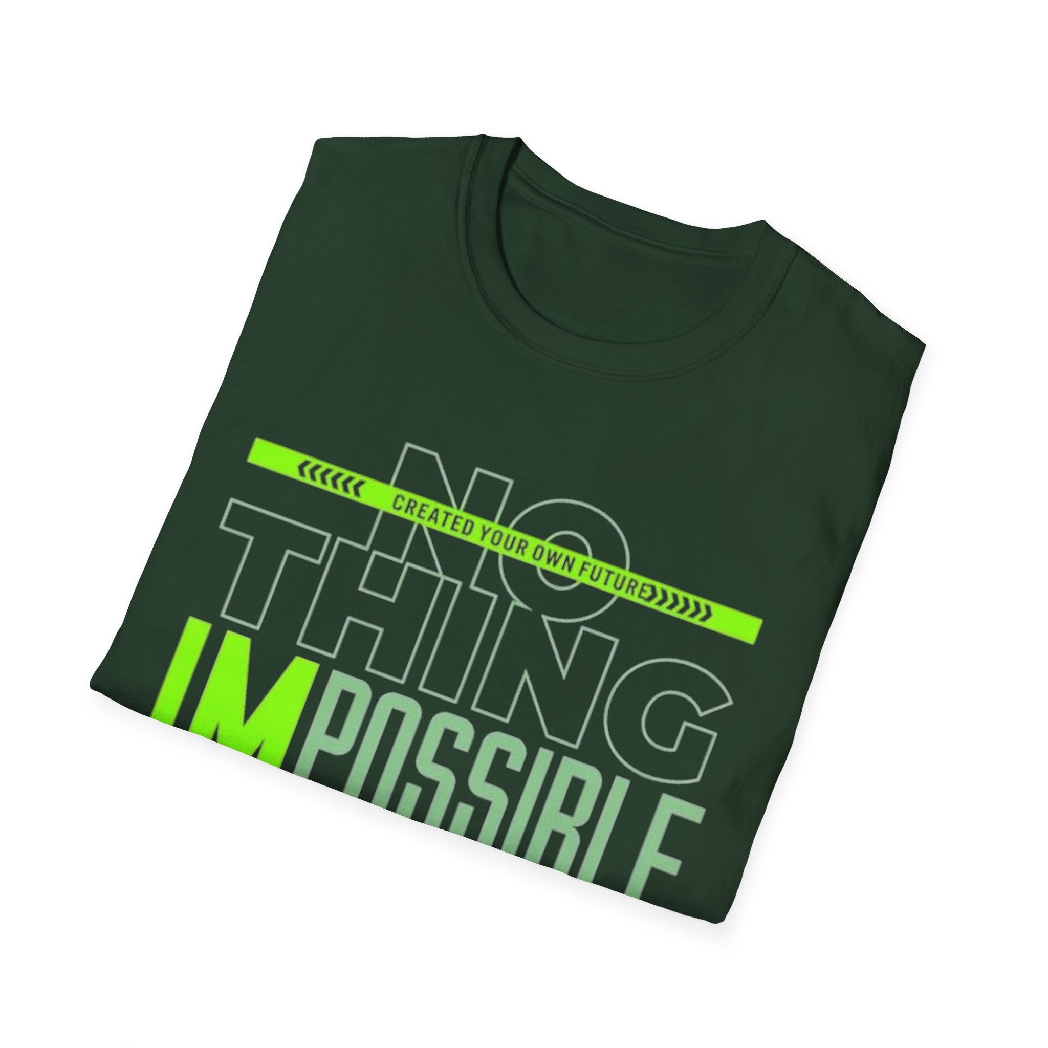 Nothing Is Impossible Graphic Tee – Unisex Inspirational Motivational Shirt