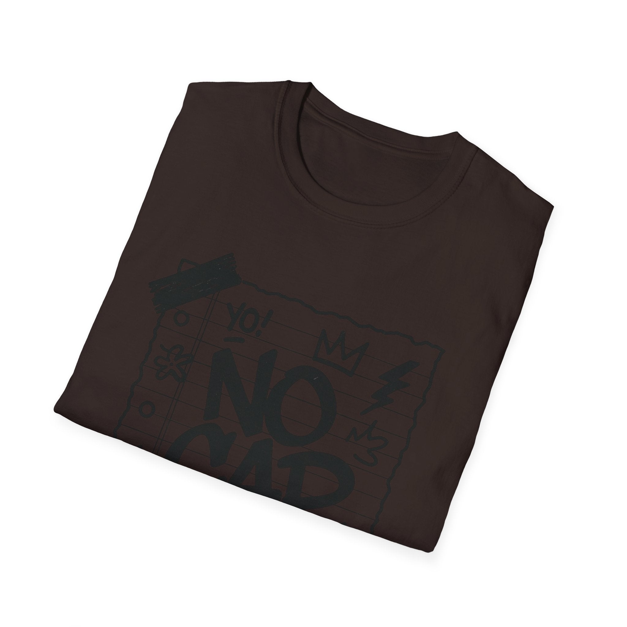 No Cap Streetstyle T-Shirt – Unisex Journal-Paper Graphic Tee, Bold Urban Statement