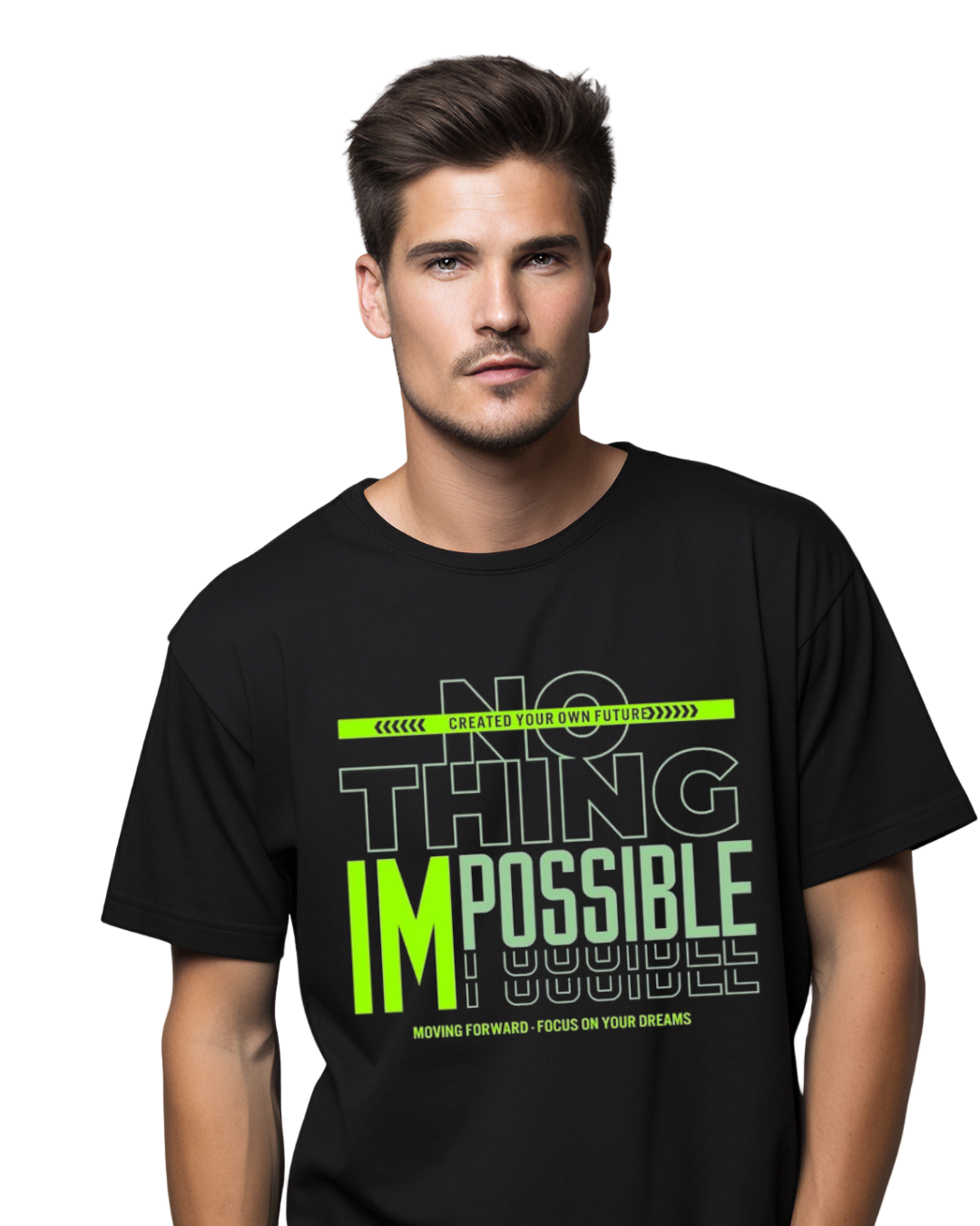 Nothing Is Impossible Graphic Tee – Unisex Inspirational Motivational Shirt