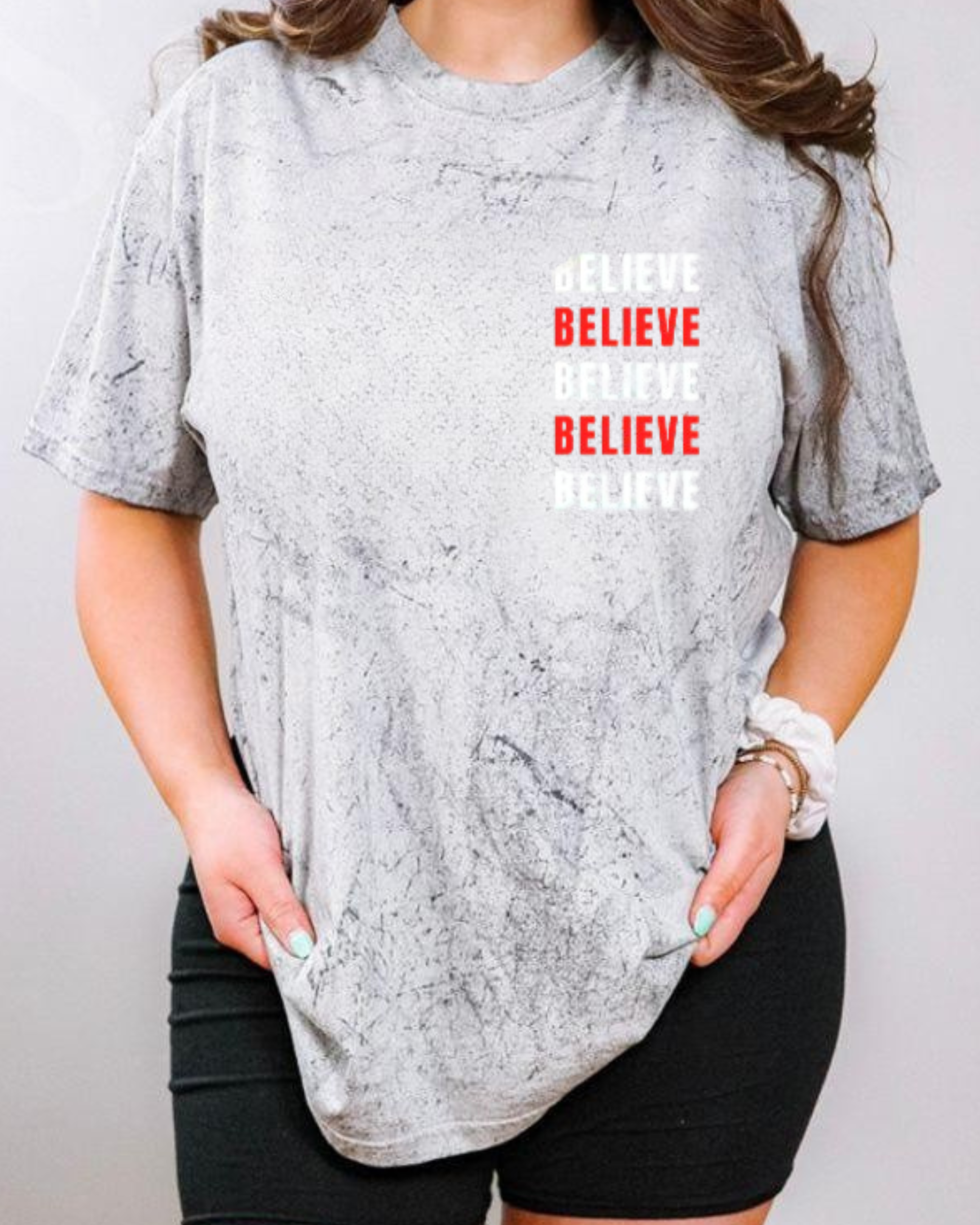 Believe Graphic Tee – Unisex Motivational T-Shirt, Positive Affirmation Streetwear, Casual Everyday Comfort
