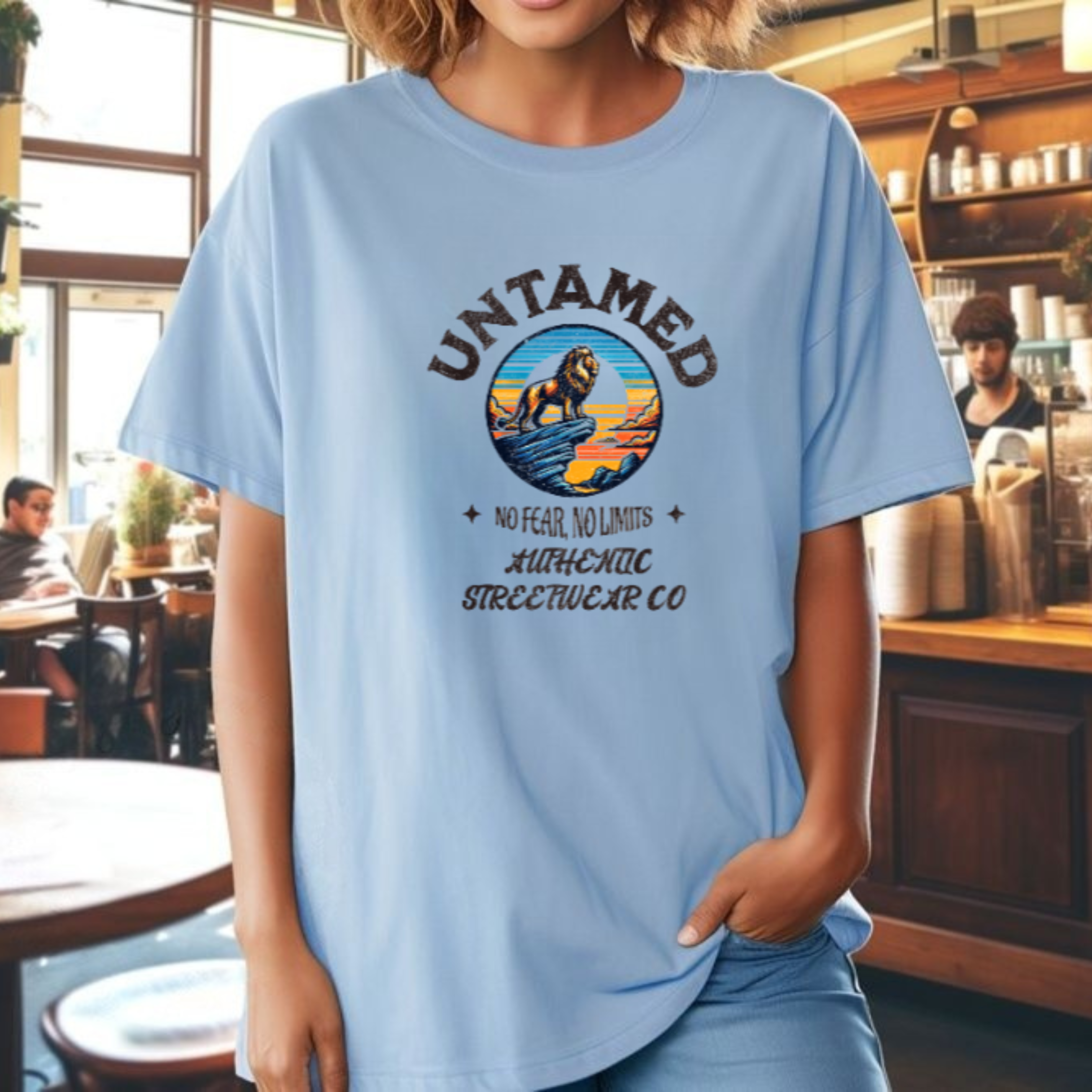 Untamed Adventure T-Shirt – Unisex “No Fear, No Limits” Outdoor Graphic Tee
