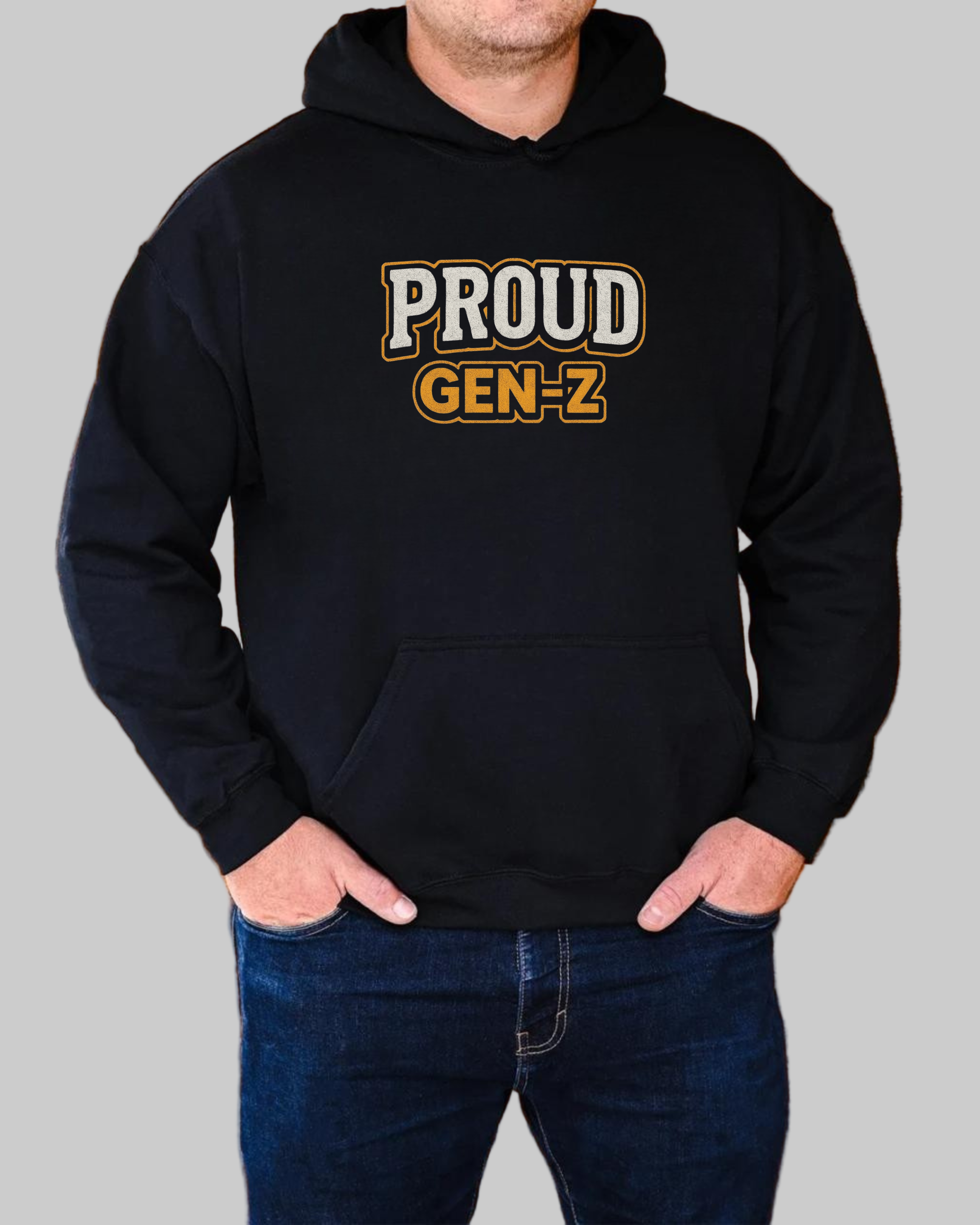 Proud Gen Z Hoodie – Unisex Streetwear Pullover, Bold Generation Z Statement & Teen Gift
