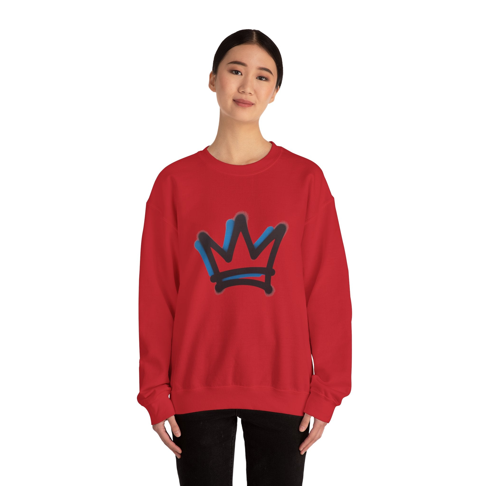 Crown Sweatshirt, Royal King Queen Jumper, Regal Design Crewneck, Prince Princess Sweater, Monarch Pullover, Kingdom Apparel