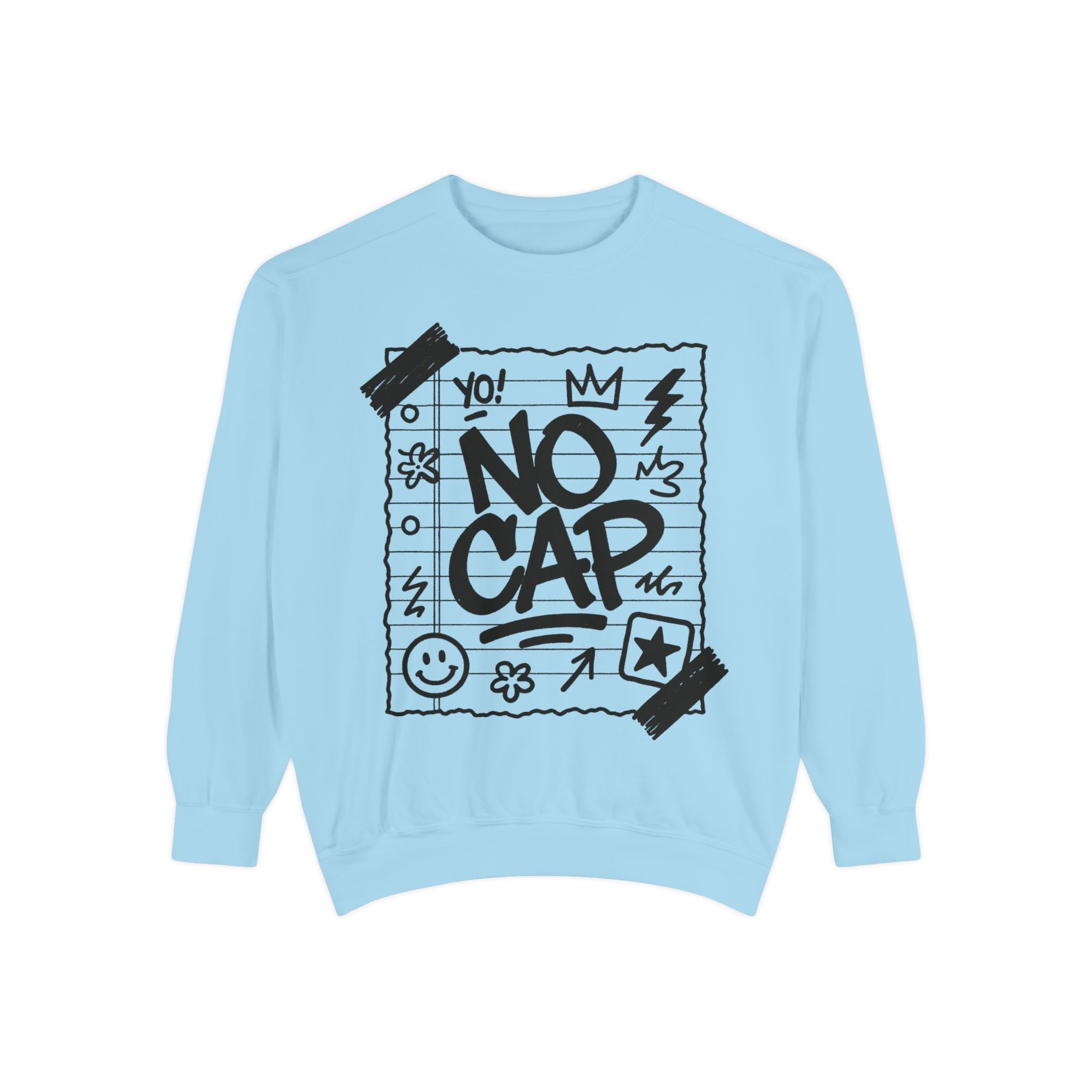 NO CAP Streetwear Hoodie – Unisex Urban Graffiti Sweatshirt, Journal-Paper Style