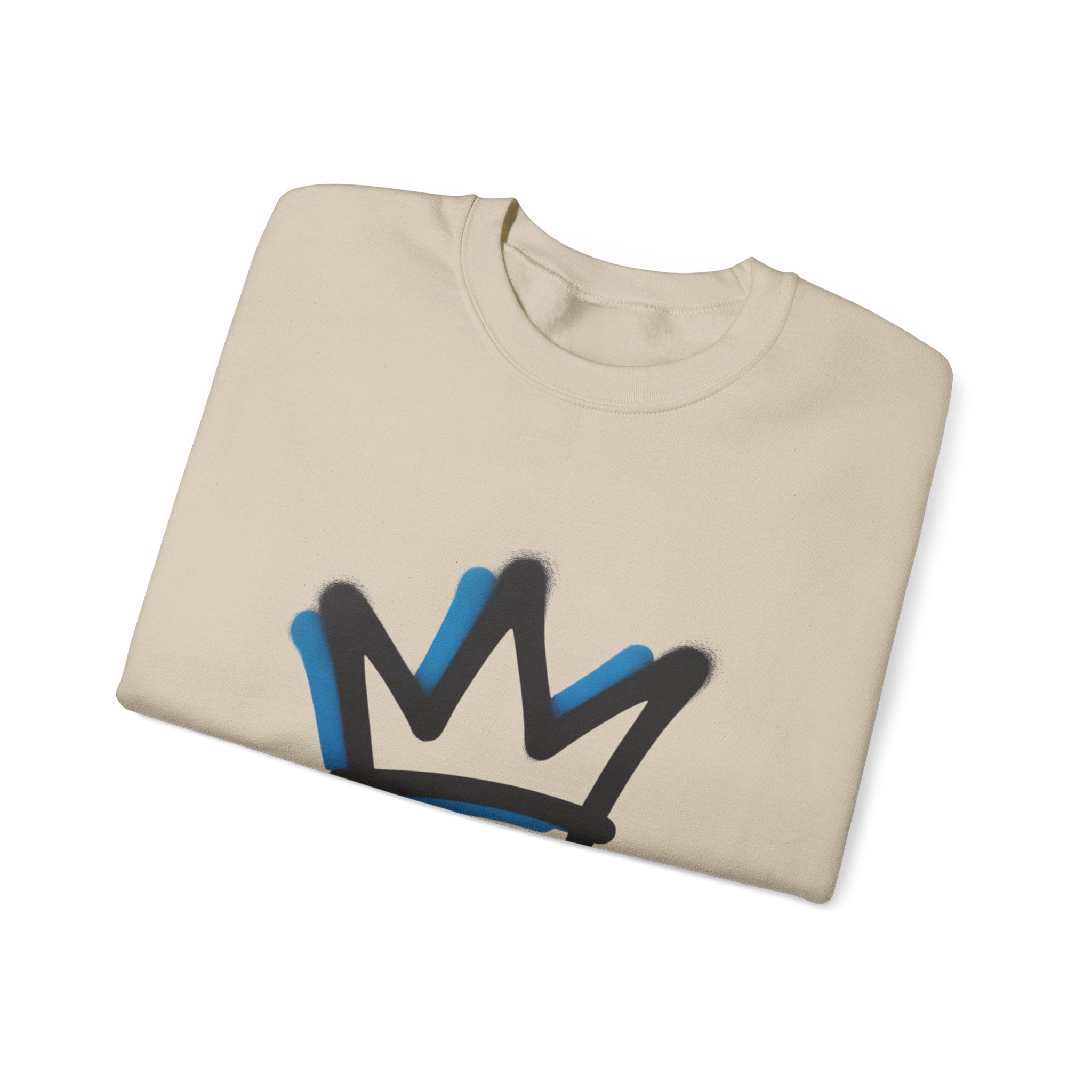 Crown Sweatshirt, Royal King Queen Jumper, Regal Design Crewneck, Prince Princess Sweater, Monarch Pullover, Kingdom Apparel