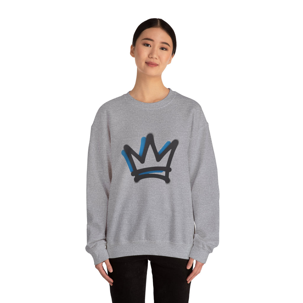 Crown Sweatshirt, Royal King Queen Jumper, Regal Design Crewneck, Prince Princess Sweater, Monarch Pullover, Kingdom Apparel