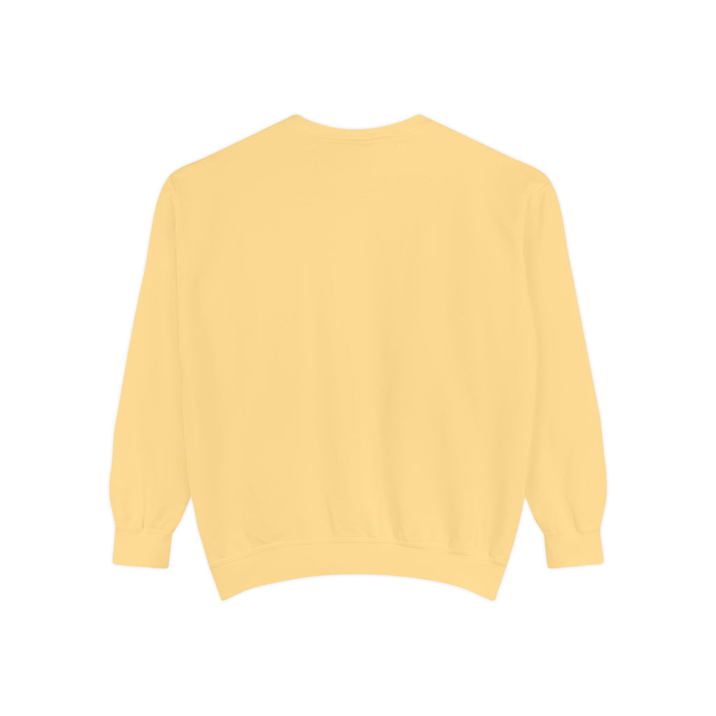 Funny College Dropout Sweatshirt – Unisex Garment-Dyed Streetwear Style