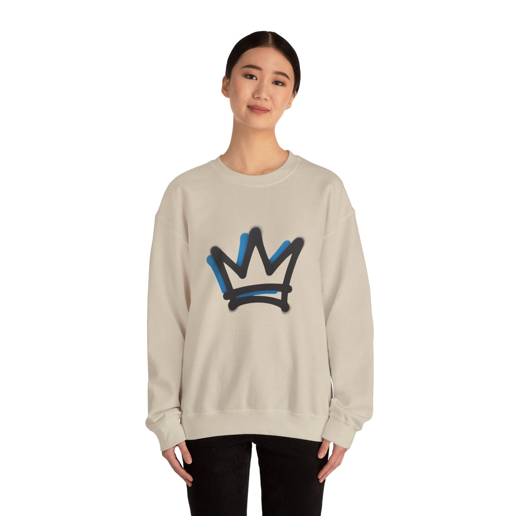 Crown Sweatshirt, Royal King Queen Jumper, Regal Design Crewneck, Prince Princess Sweater, Monarch Pullover, Kingdom Apparel