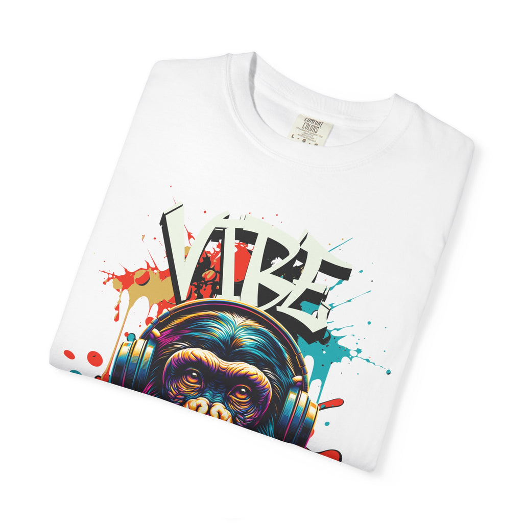 Vibe High Graphic Tee – Unisex Colorful “Vibe High” Monkey Streetwear T-Shirt