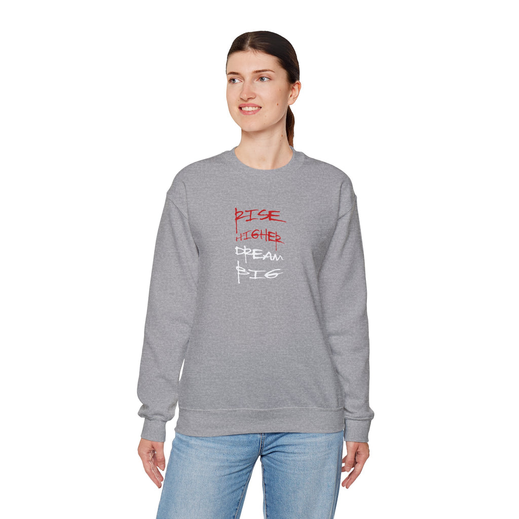 Rise Higher Crewneck Sweatshirt – Unisex Motivational Apparel