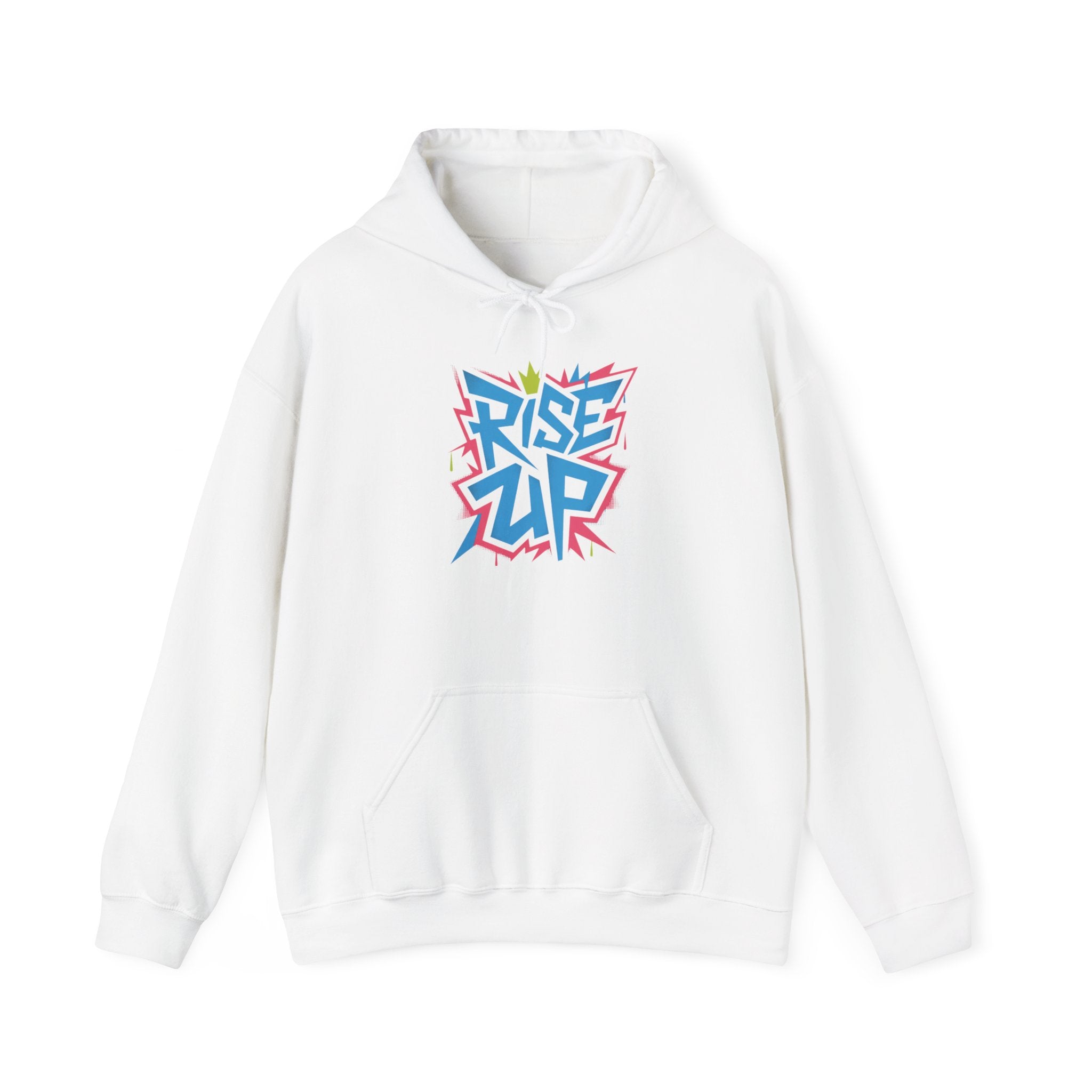 Rise Up Hoodie, Inspirational Sweatshirt, Motivational Jumper, Encouraging Pullover, Empowering Hooded Top