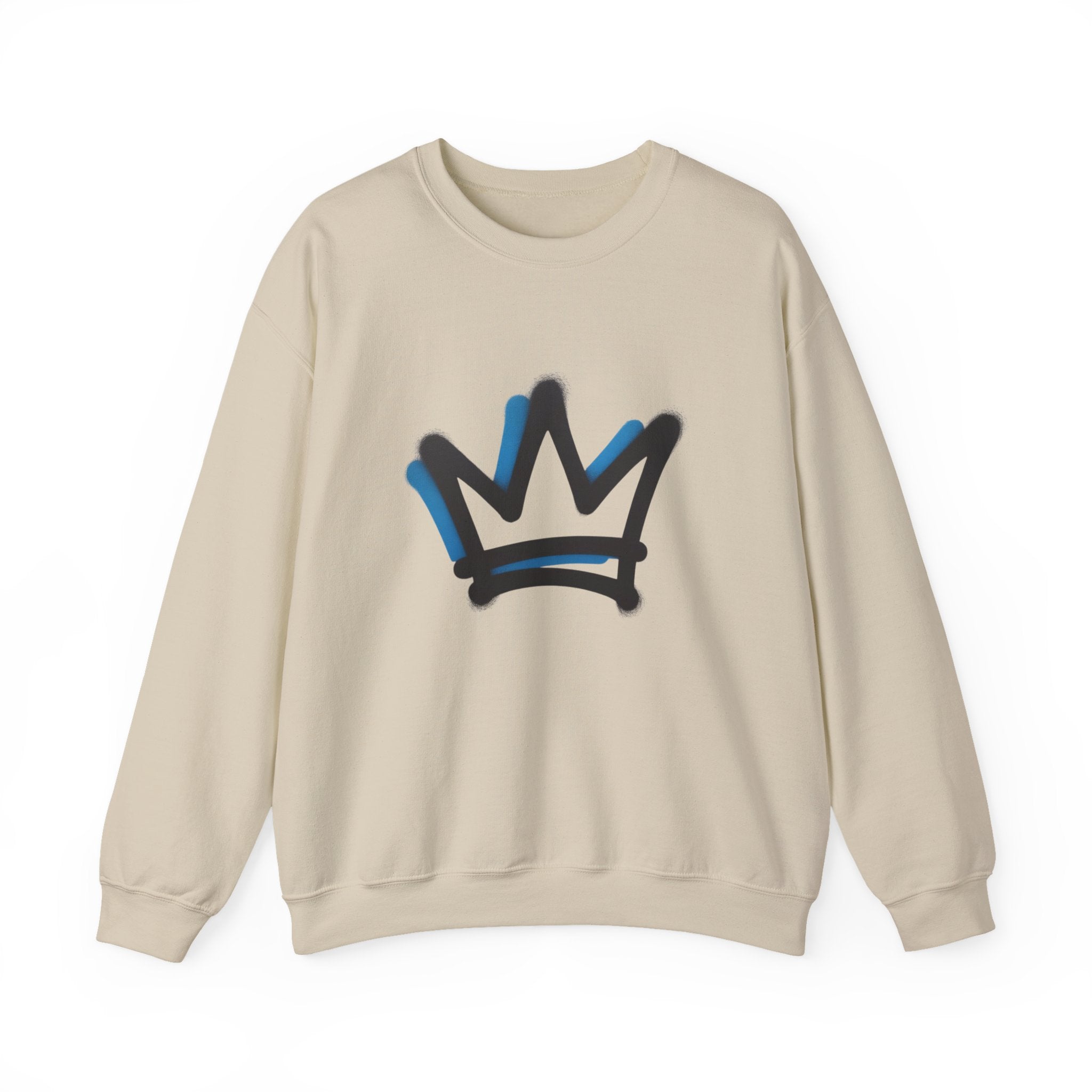 Crown Sweatshirt, Royal King Queen Jumper, Regal Design Crewneck, Prince Princess Sweater, Monarch Pullover, Kingdom Apparel