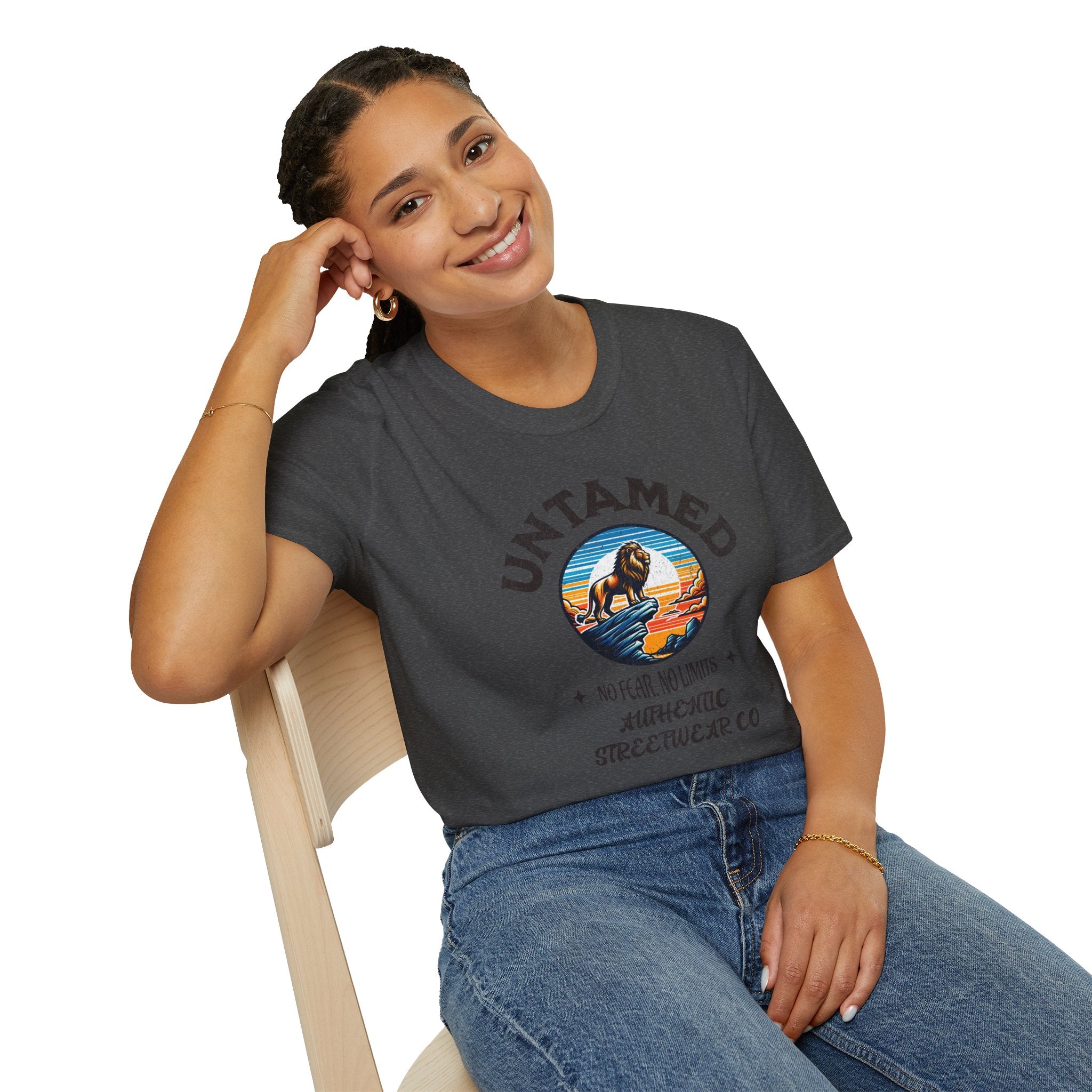 Untamed Adventure T-Shirt – Unisex “No Fear, No Limits” Outdoor Graphic Tee
