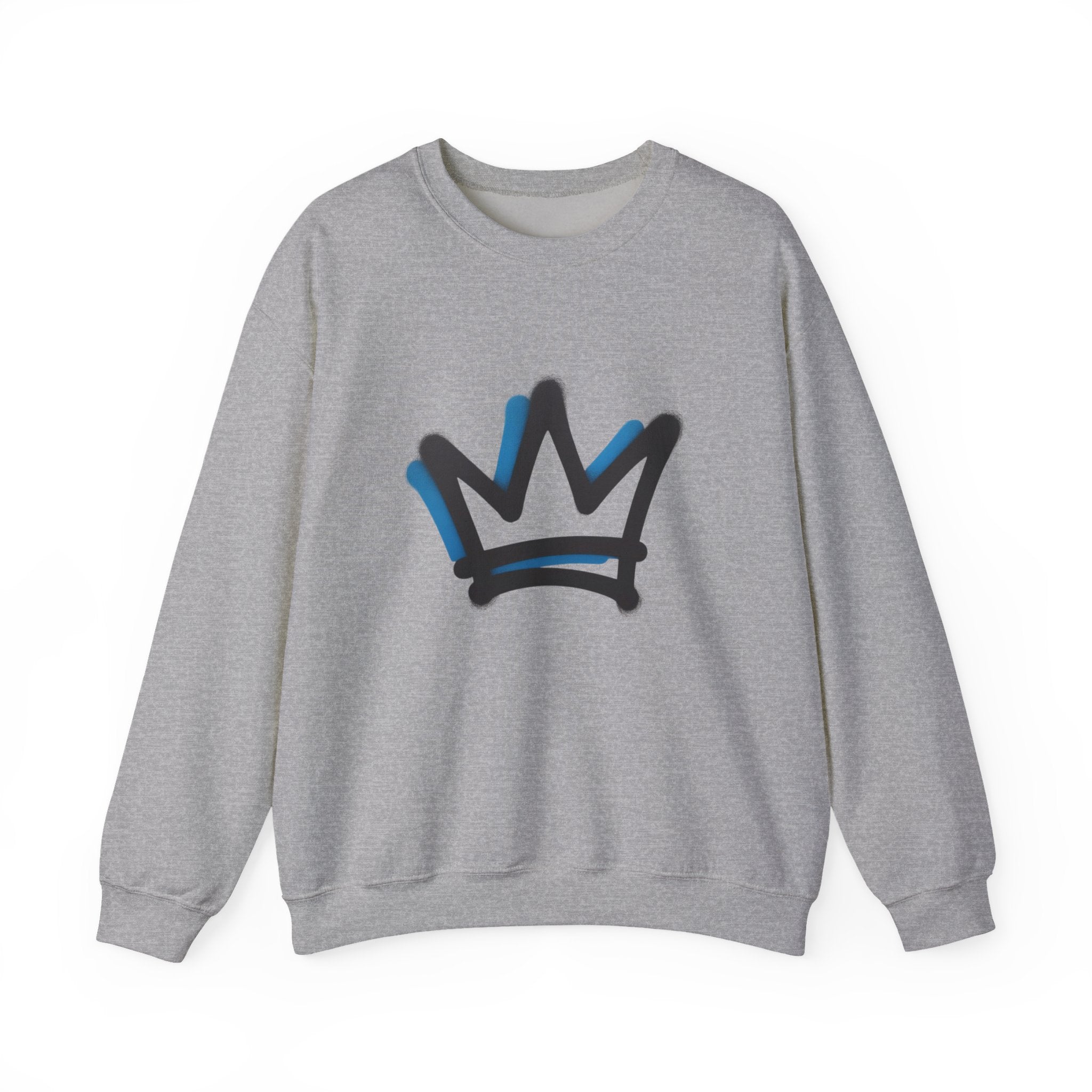 Crown Sweatshirt, Royal King Queen Jumper, Regal Design Crewneck, Prince Princess Sweater, Monarch Pullover, Kingdom Apparel